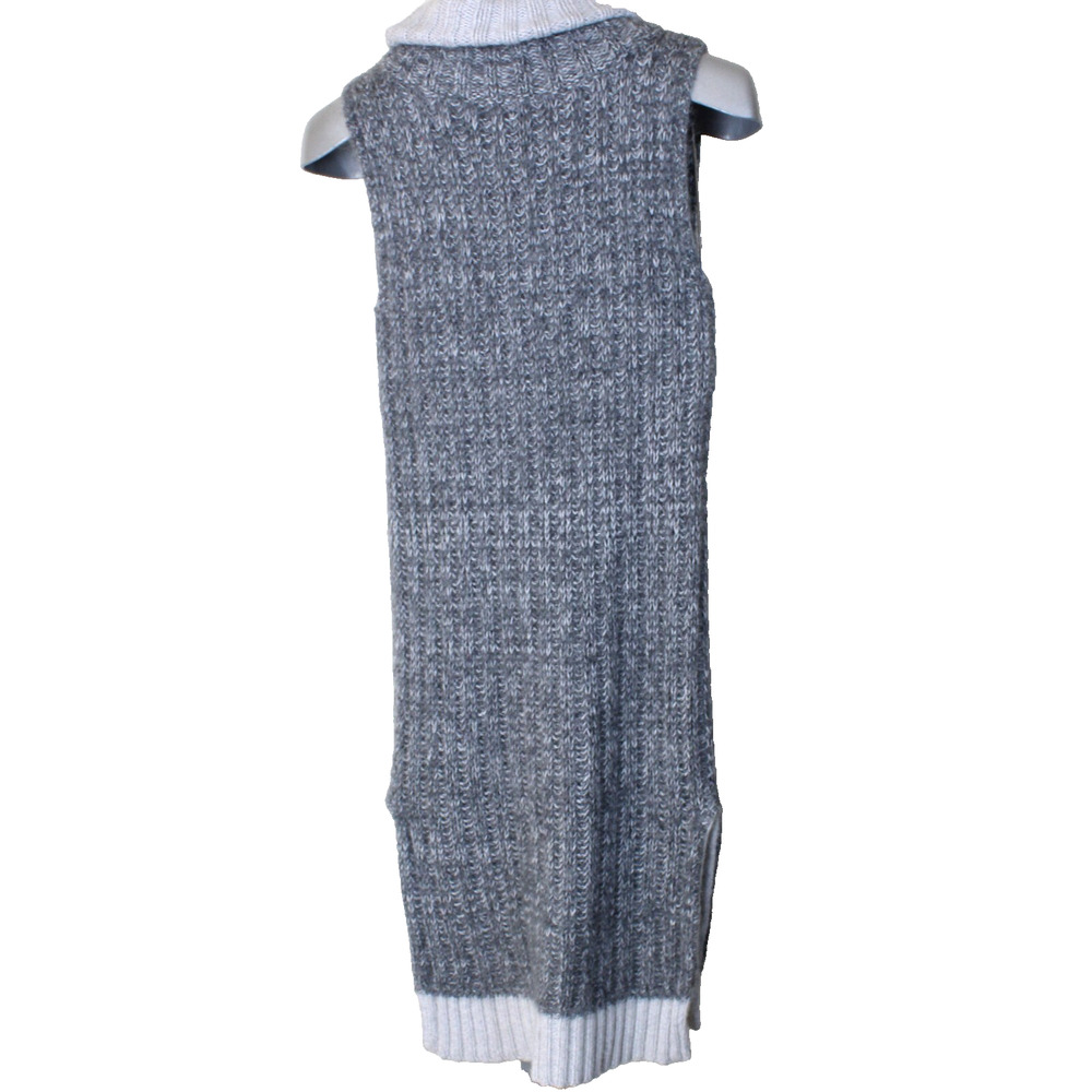 Rag Bone Cashmere Mohair Dress Women XXS Gray Sweater Ribbed Minimalist Luxe - Picture 3 of 7